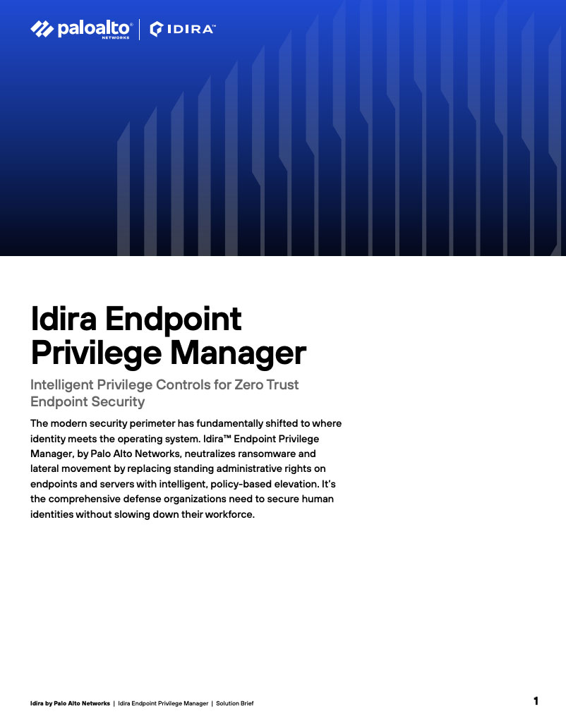 Solution Brief: Idira Endpoint Privilege Manager Identity Bridge